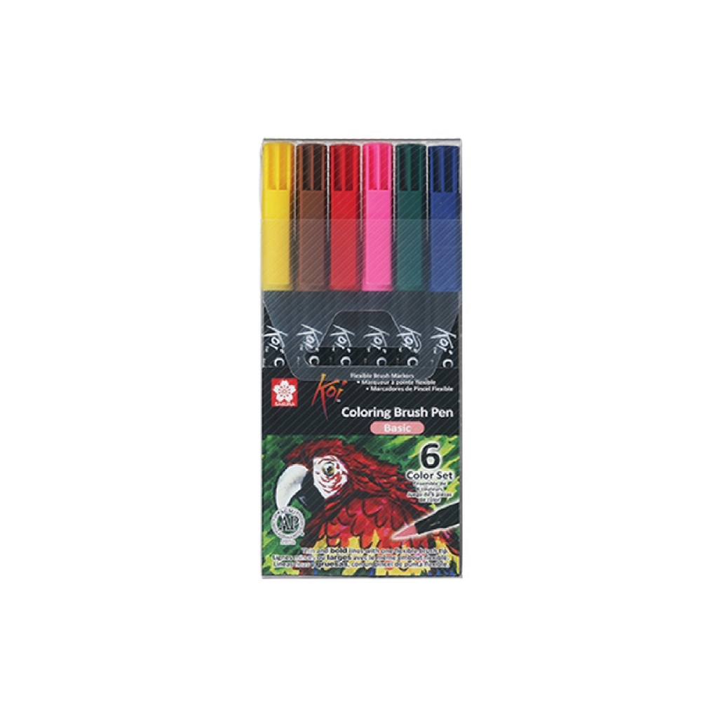 Jual Sakura Koi Coloring Brush Pen Set 6 | Shopee Indonesia