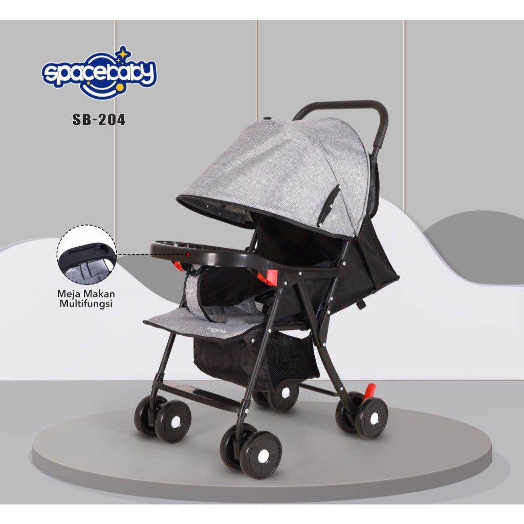 Jual KERETA DORONG BAYI BABY STROLLER SB 204 SPACEBABY BABY STROLLER NEWBORN PMB IB 501 Shopee Indonesia