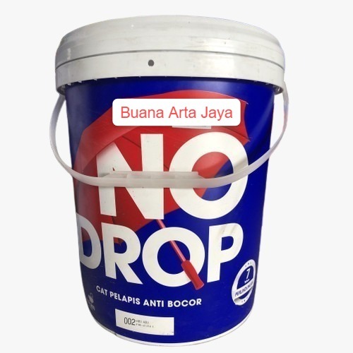 Jual Cat Tembok No Drop Waterproof 1 Pail 20 Kg Shopee Indonesia 7029