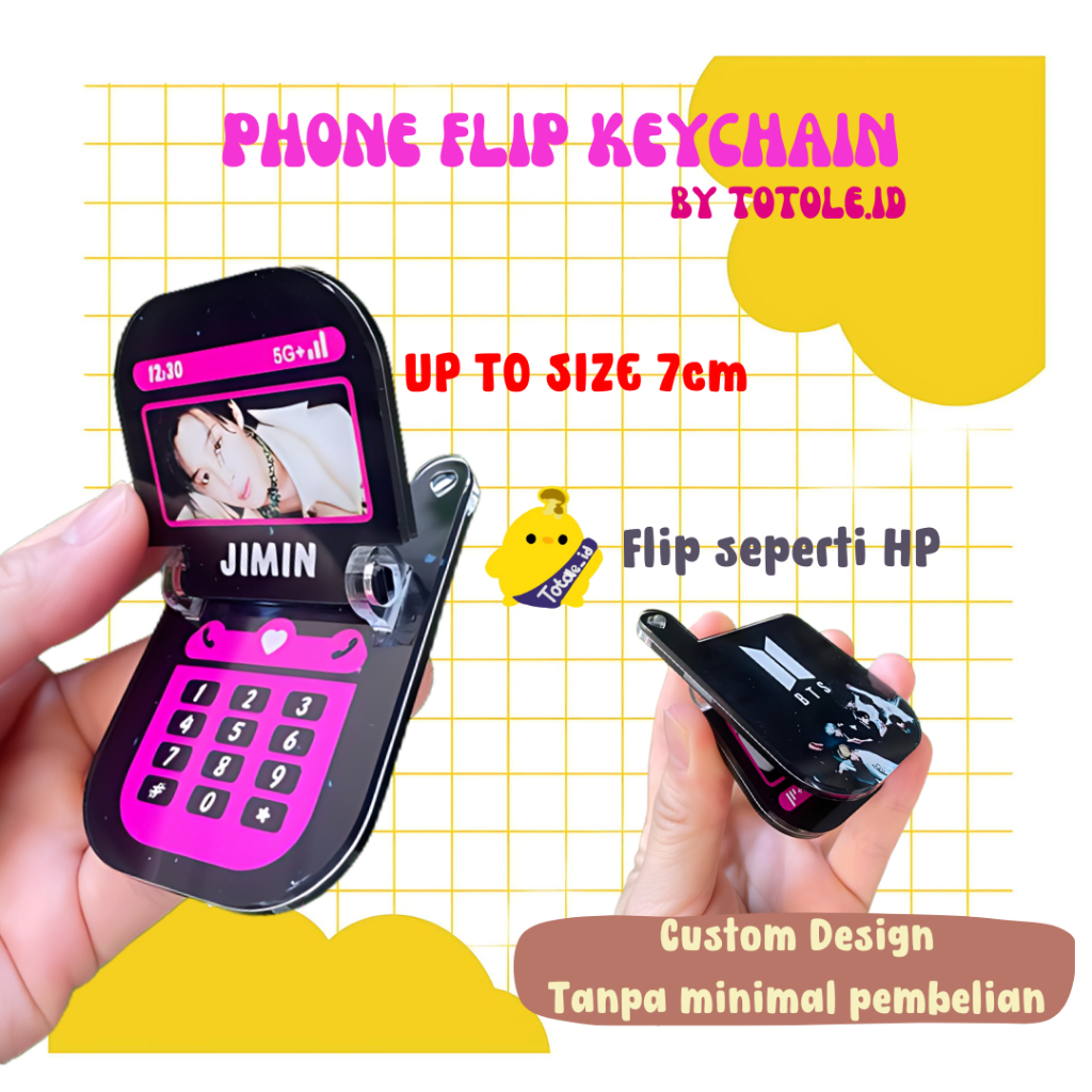 Jual Phone Flip Keychain/ Gantungan kunci Phone | Shopee Indonesia
