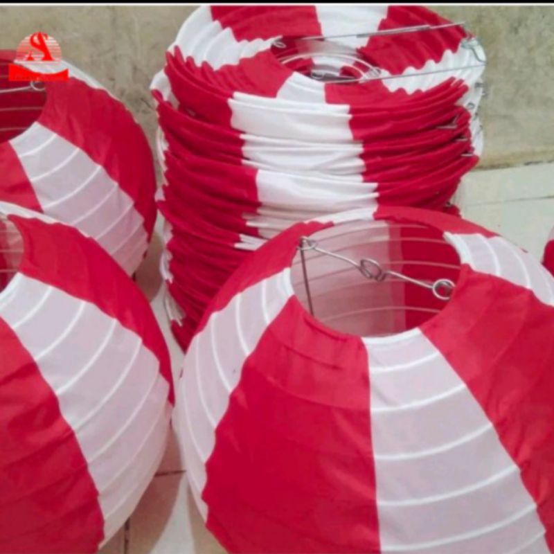 Lampion Merah Putih HUTRI Dirgahayu 17 Agustus lipat