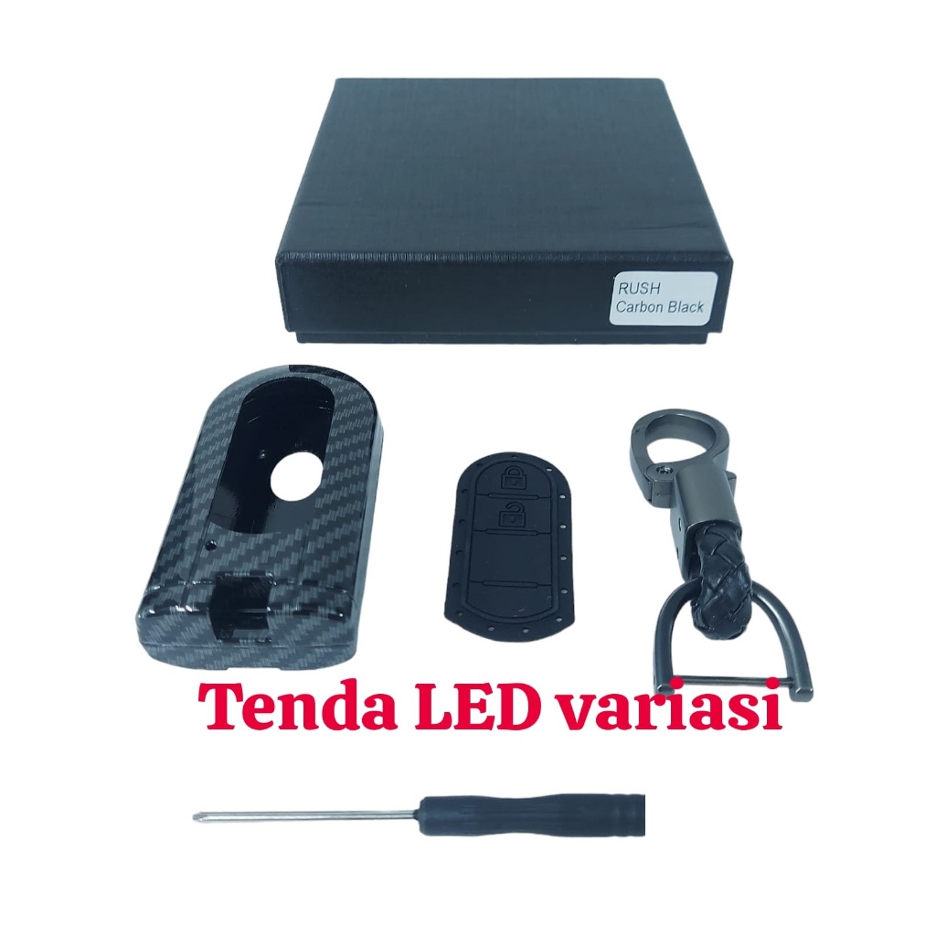 Jual Casing remote kunci karbon mobil toyota all new Rush GR sport 2018 ...