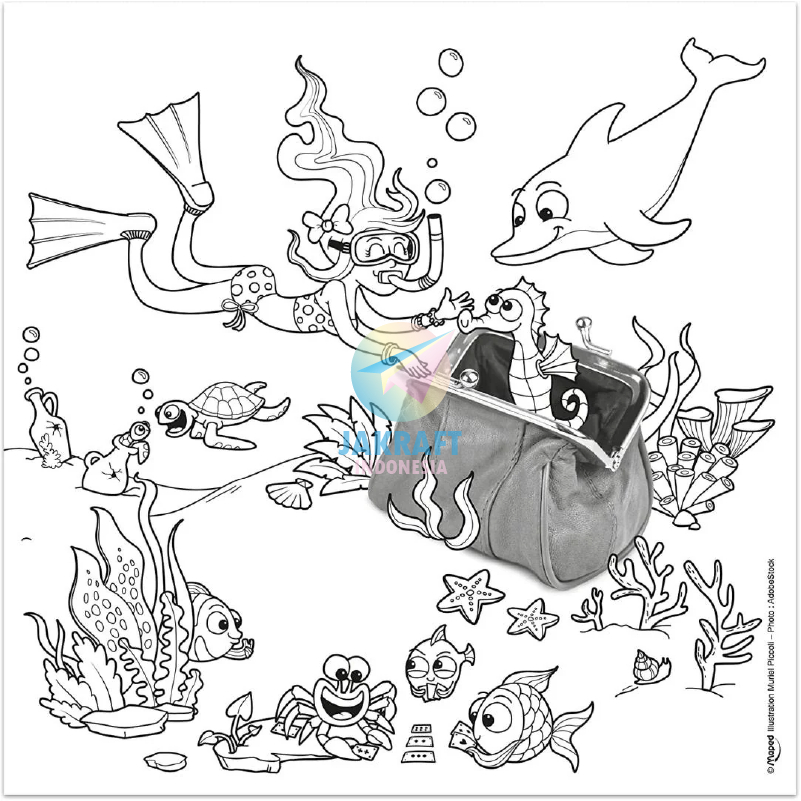 Jual (1 Pcs) Buku Mewarnai Karakter Anak MAPED Colorpeps Coloring Book ...