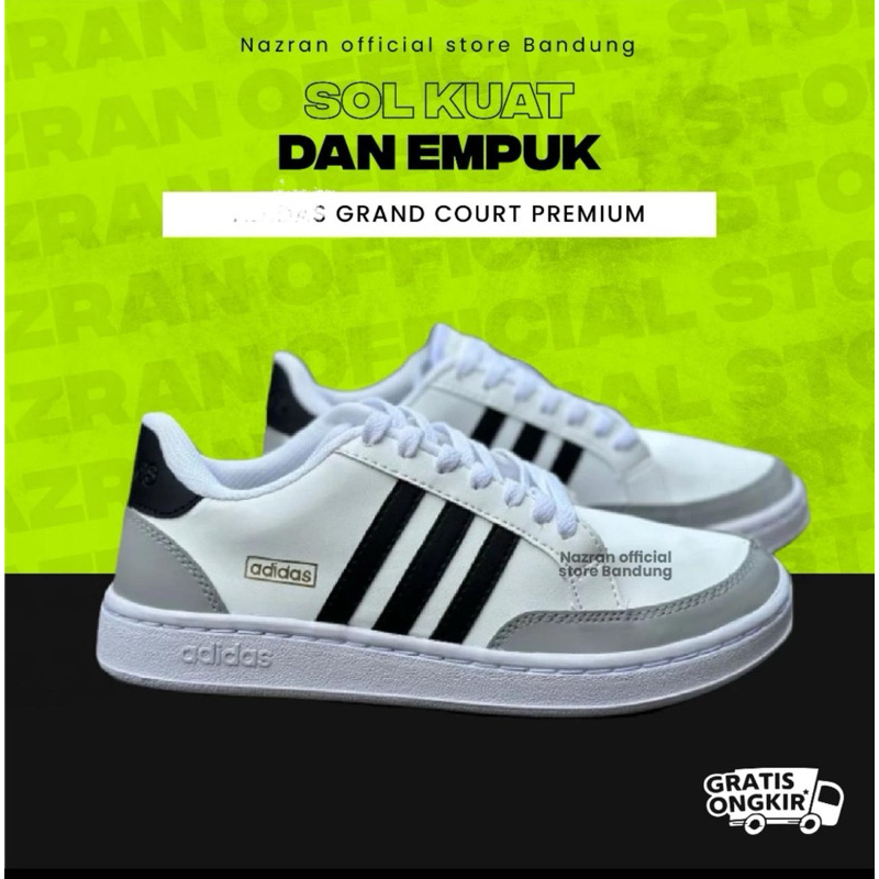 Jual Sepatu Pria Dan Wanita Sneakers Adidas Grand Court Premium