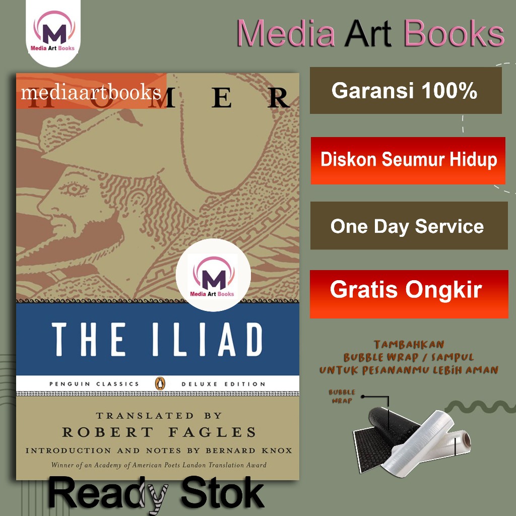 Jual The Iliad by Homer - Penguin(english) | Shopee Indonesia