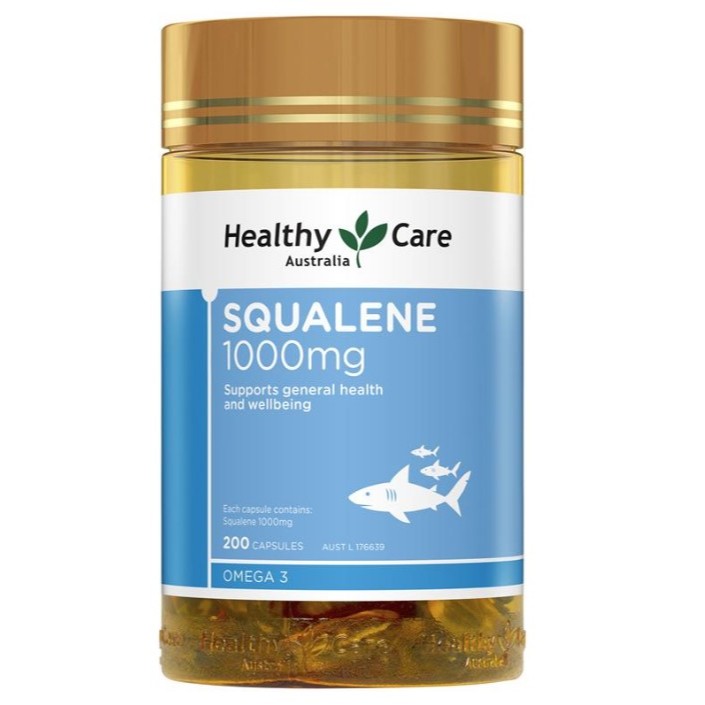 Healthy Care Squalene 1000mg 200 Capsules main image 1