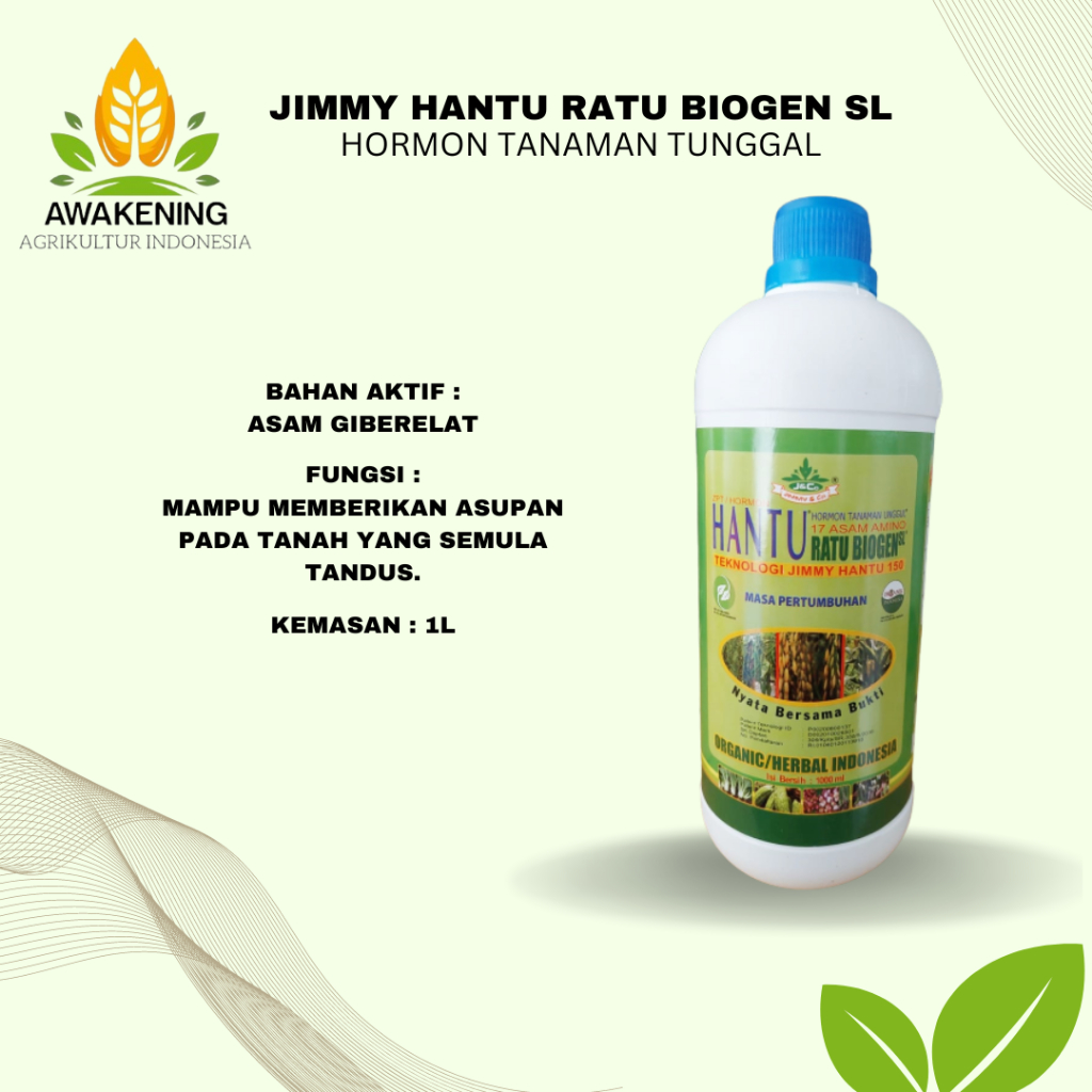 Jual Pupuk Jimmy Hantu 1l Masa Pertumbuhan Zpt Hormon Tanaman Unggul Shopee Indonesia 