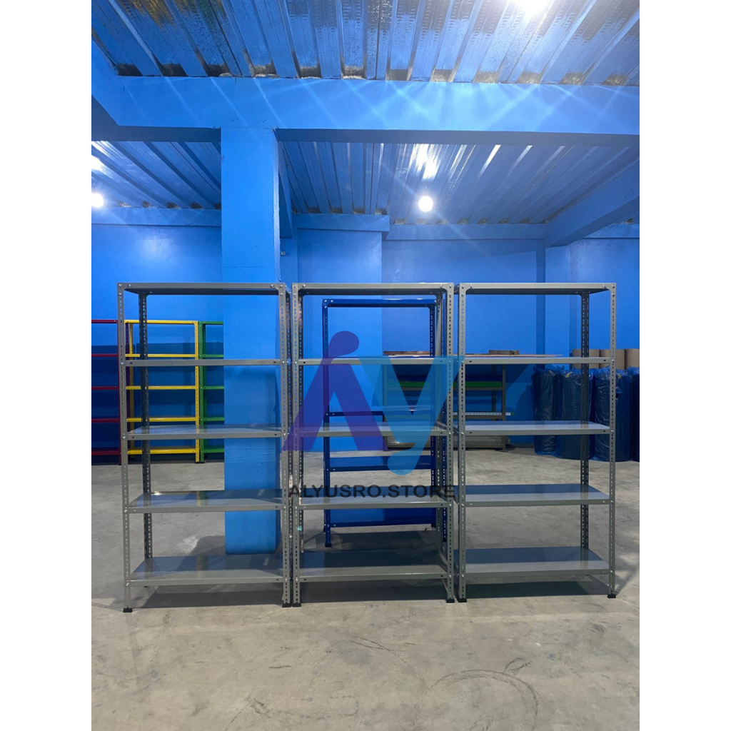 Jual GRADE B RAK BESI SERBAGUNA UKURAN 120 X 40 X 200 | Shopee Indonesia