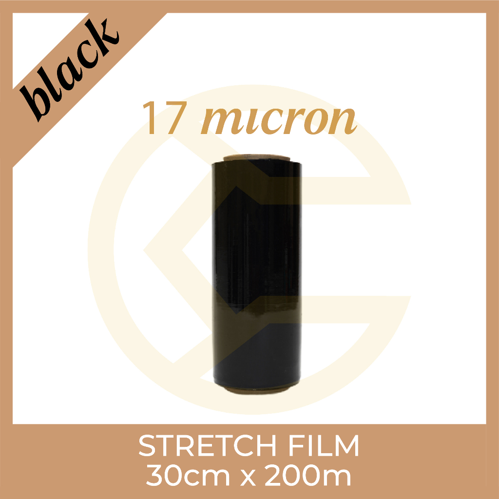 Jual Plastik Wrapping Bening 30cm | Plastik Wrapping Hitam 30cm x 200m ...