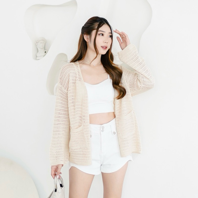 Jual KATE KNIT OUTER / CARDIGAN RAJUT KOREAN STYLE / OUTER WANITA ...