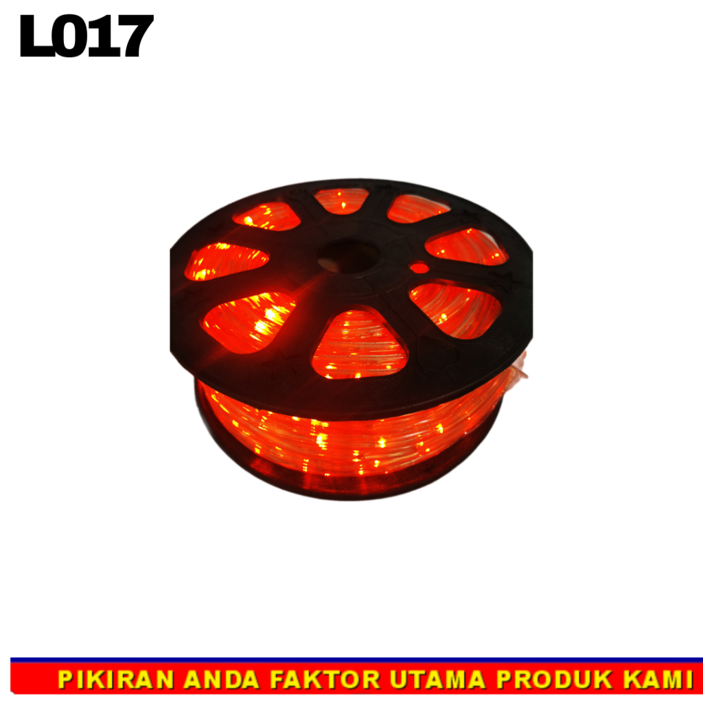 Jual LAMPU LED STRIP SELANG BULAT 3 JALUR 100 METER LAMPU HIAS POHON ...