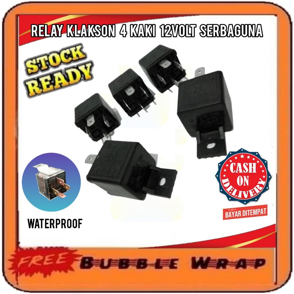 Jual Relay Klakson 4 Kaki 12V 30 A ampere / Relay Klakson / Relay