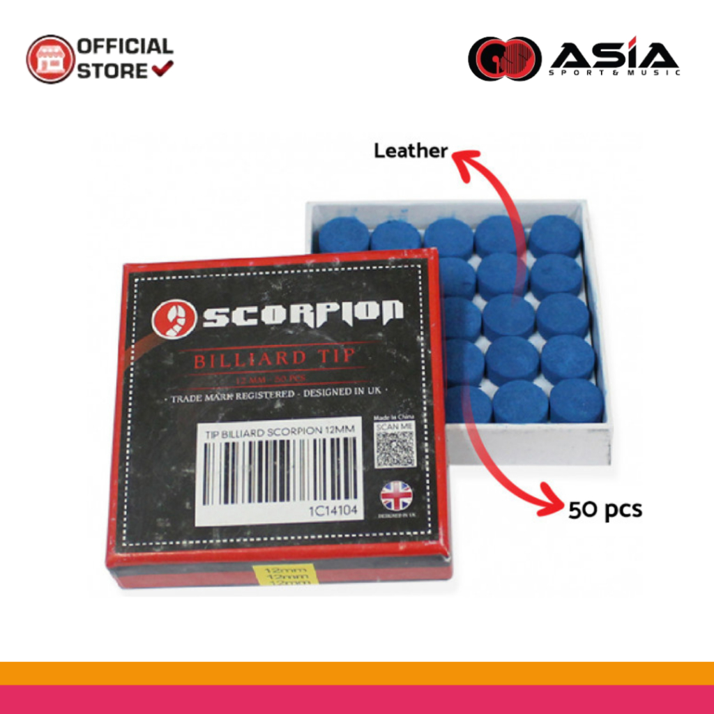 Jual Billiard Tip Scorpion | Cue Tip | Tip Billiard | Shopee Indonesia