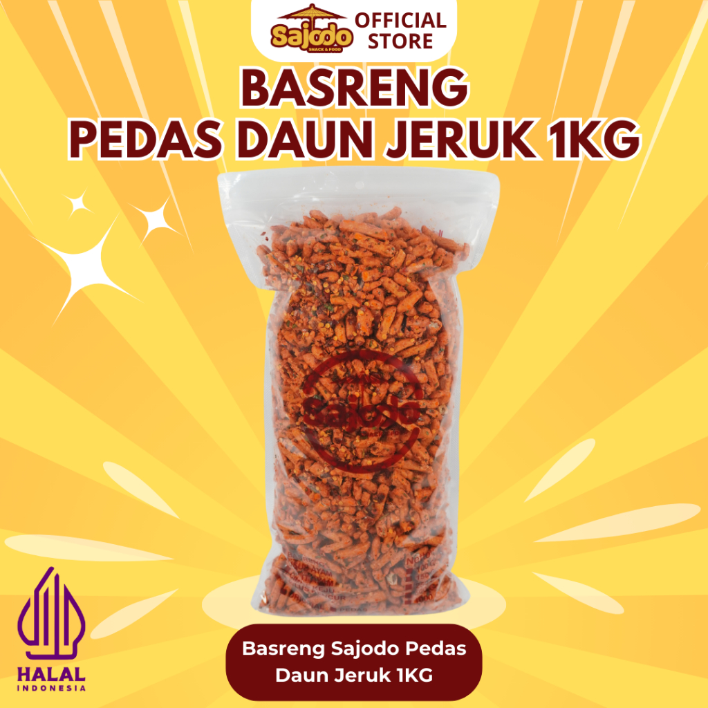 Jual Flash Sale Basreng Pedas Daun Jeruk Sajodo Snack Kg Shopee Indonesia