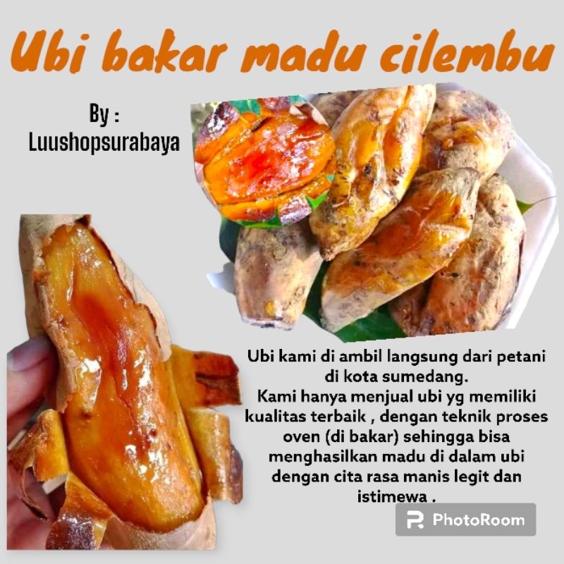 Jual Ubi Bakar Madu Cilembu Asli Matang Oven 1kg Shopee Indonesia