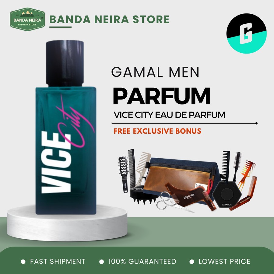 Jual GAMAL MEN Vice City Eau de Parfum EDP Perfume Pria