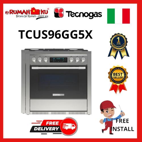 Jual GAS COOKER FREESTANDING TECNOGAS TCUS96GG5X (STAINLESS) Shopee