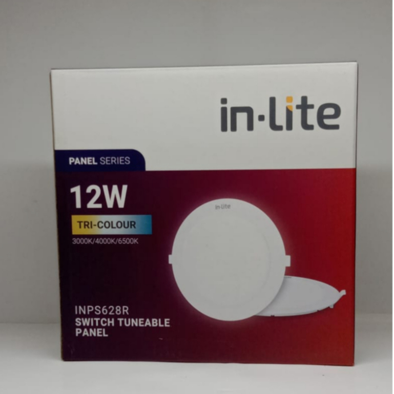 Jual LAMPU LED PANEL INBOW TRI-COLOUR INLITE 12 WATT & 6 WATT | Shopee ...