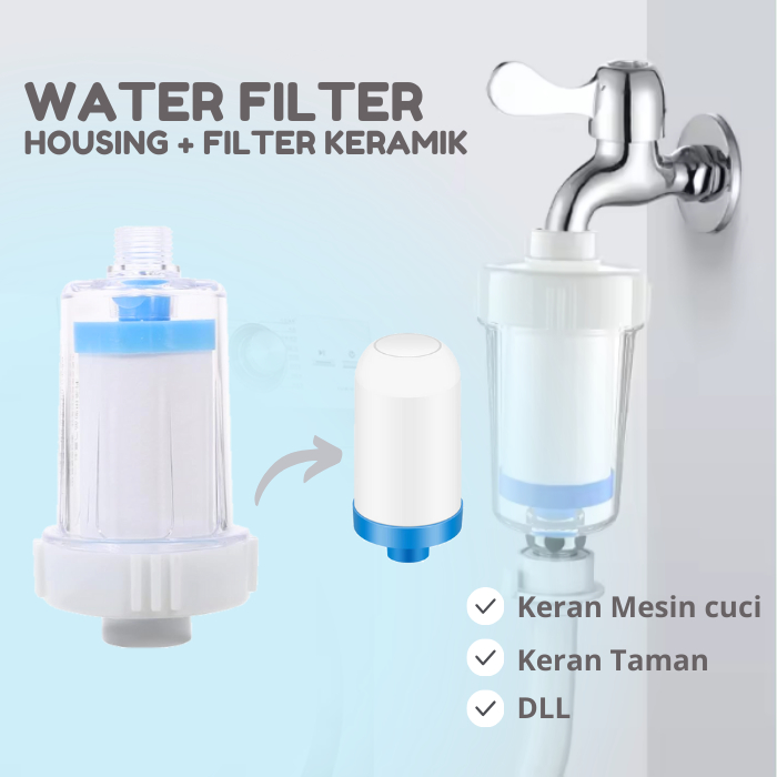 Jual Filter Air Keramik Filter Penyaring Keran Serbaguna untuk Mesin