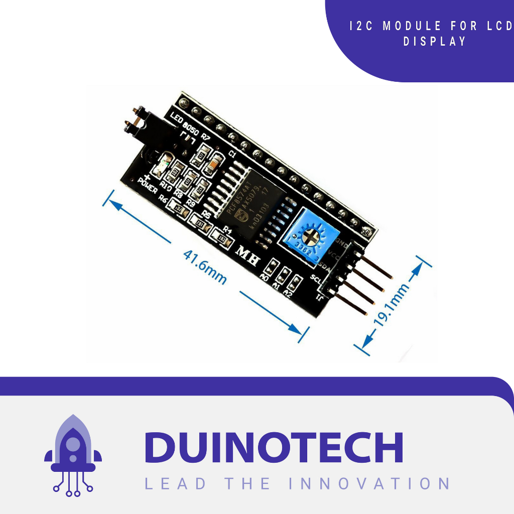 Jual I2C LCD 16x2 20x4 SERIAL INTERFACE BOARD I2C SERIAL INTERFACE ...