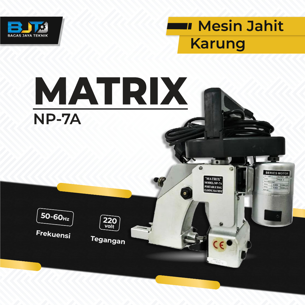 Jual Mesin Jahit Karung/Sewing Machine NP - 7A Merk MATRIX | Shopee ...