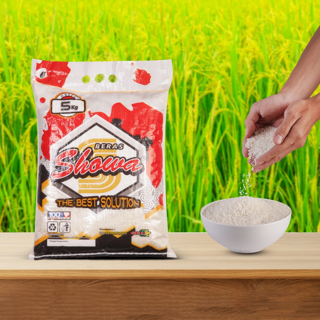 Jual Beras Showa 5kg Enak Putih Bersih Berkualitas Tanpa Bahan Pengawet
