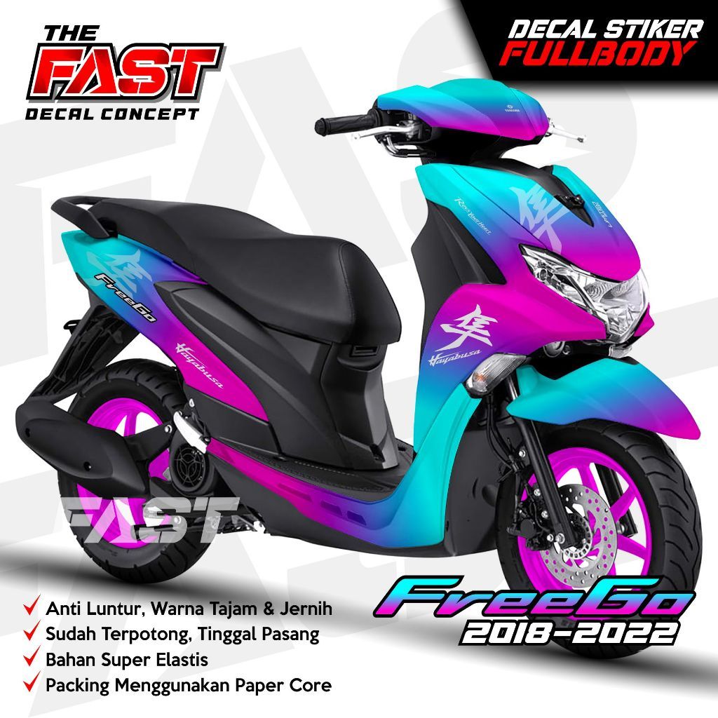 Jual BISA COD Decal Stiker Freego 125 2018-2022 Full Body Bunglon ...
