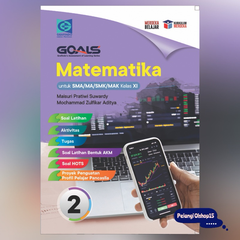 Jual BUKU LATIHAN SOAL GOALS MATEMATIKA SMA/MA KELAS 10 11 12 KURIKULUM ...