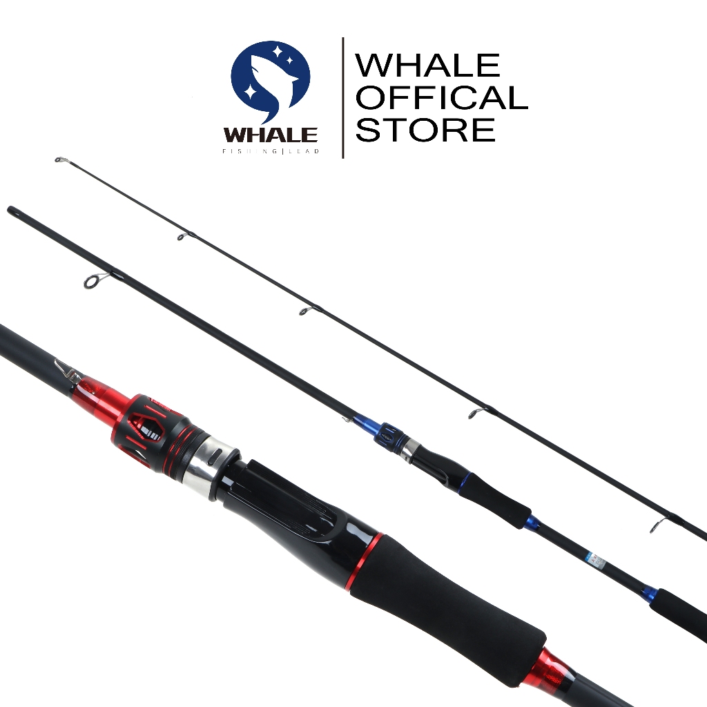 Jual WHALE Joran Pancing 1.65m/1.8m/2.1m Fishing Rod Carbon Fiber Joran ...