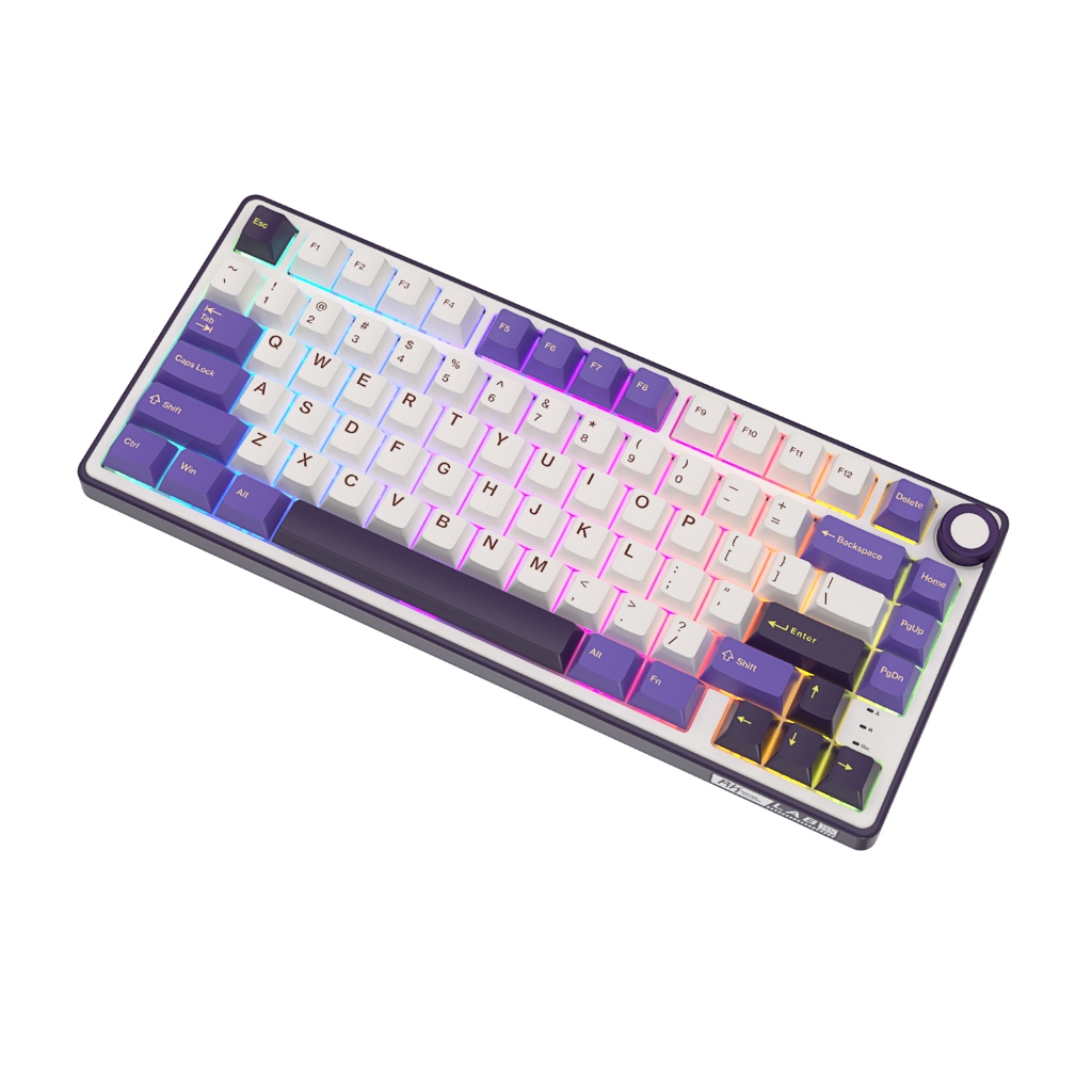 Jual Royal Kludge RK R75 QMK/VIA RGB Knob Gasket Structure 75% ...