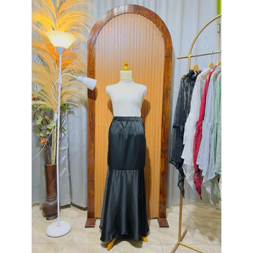 Rno Rok Satin Silk Skirt Melayu Malay Malaysia Maxmara Mermaid