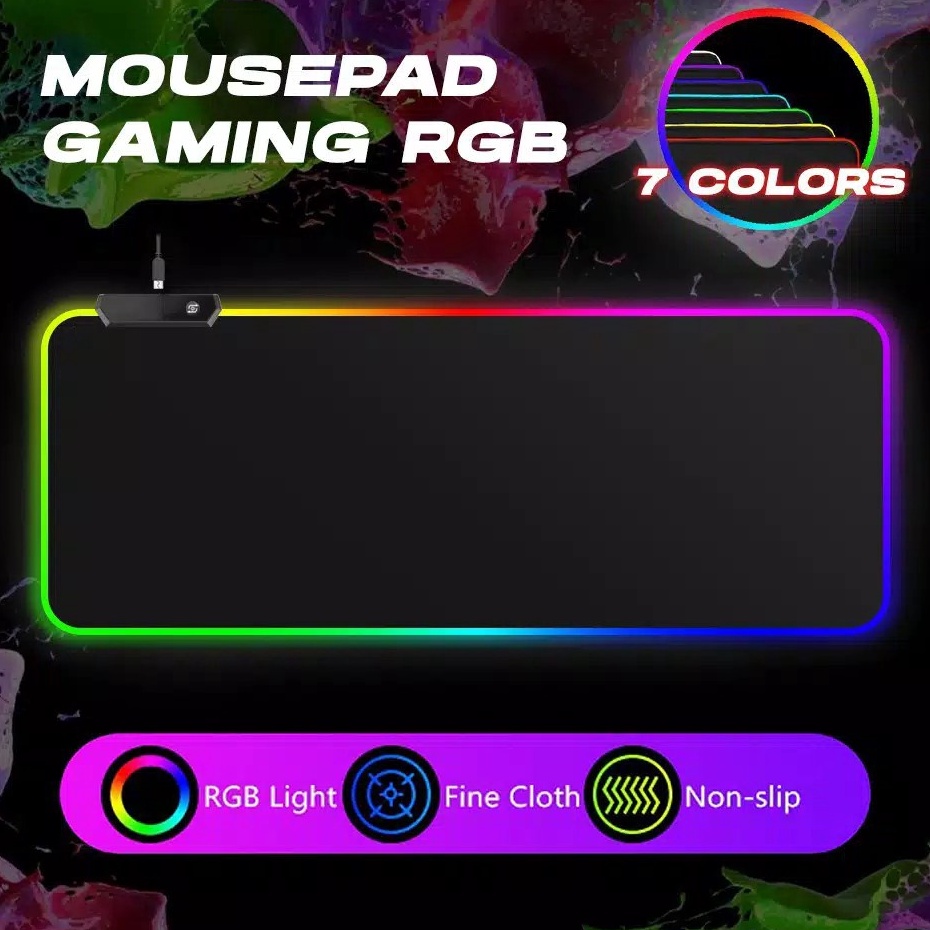 Jual MIIGOalas mouse bercahaya Keyboard Gaming RGB alas meja tahan air ...