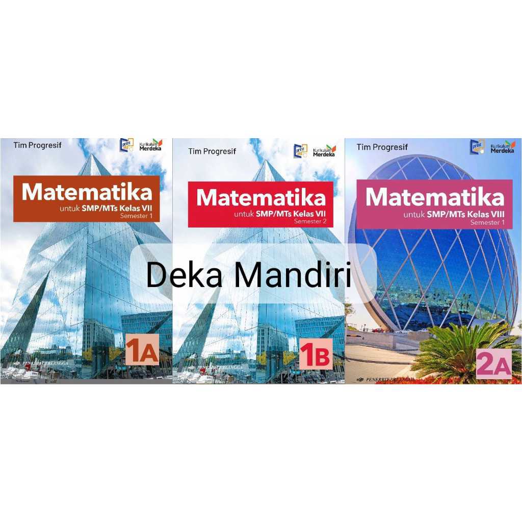 Jual Buku Paket Matematika 1A 1B 2A 2B SMP/MTS Untuk Kelas 7 8 ...