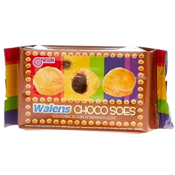Jual Nissin Walen Choco Soes Kering Sus Coklat | Shopee Indonesia