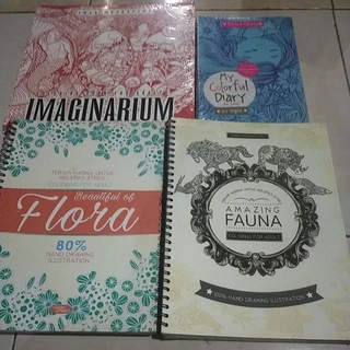 OBRAL BUKU COLORING / MEWARNAI