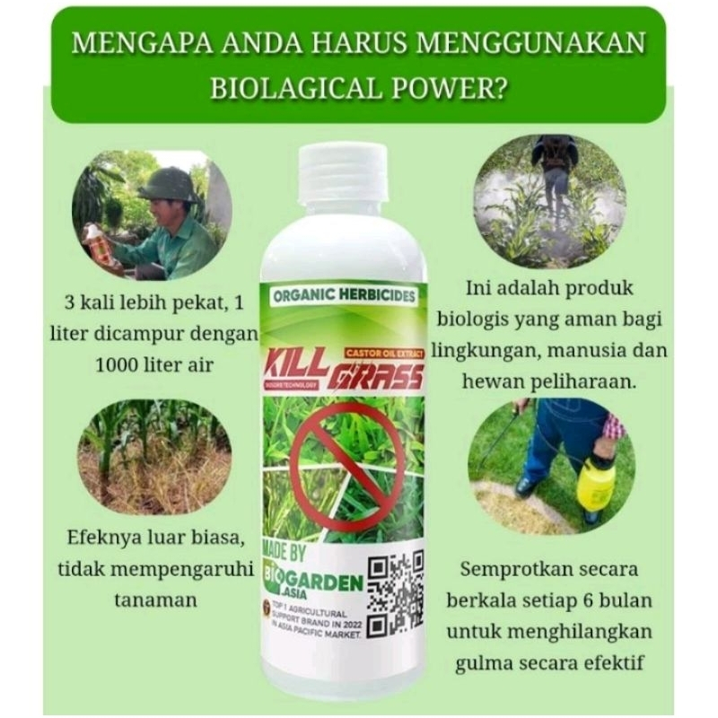 Jual Kill gras herbisida biologis 1000ML/1 liter Shopee Indonesia