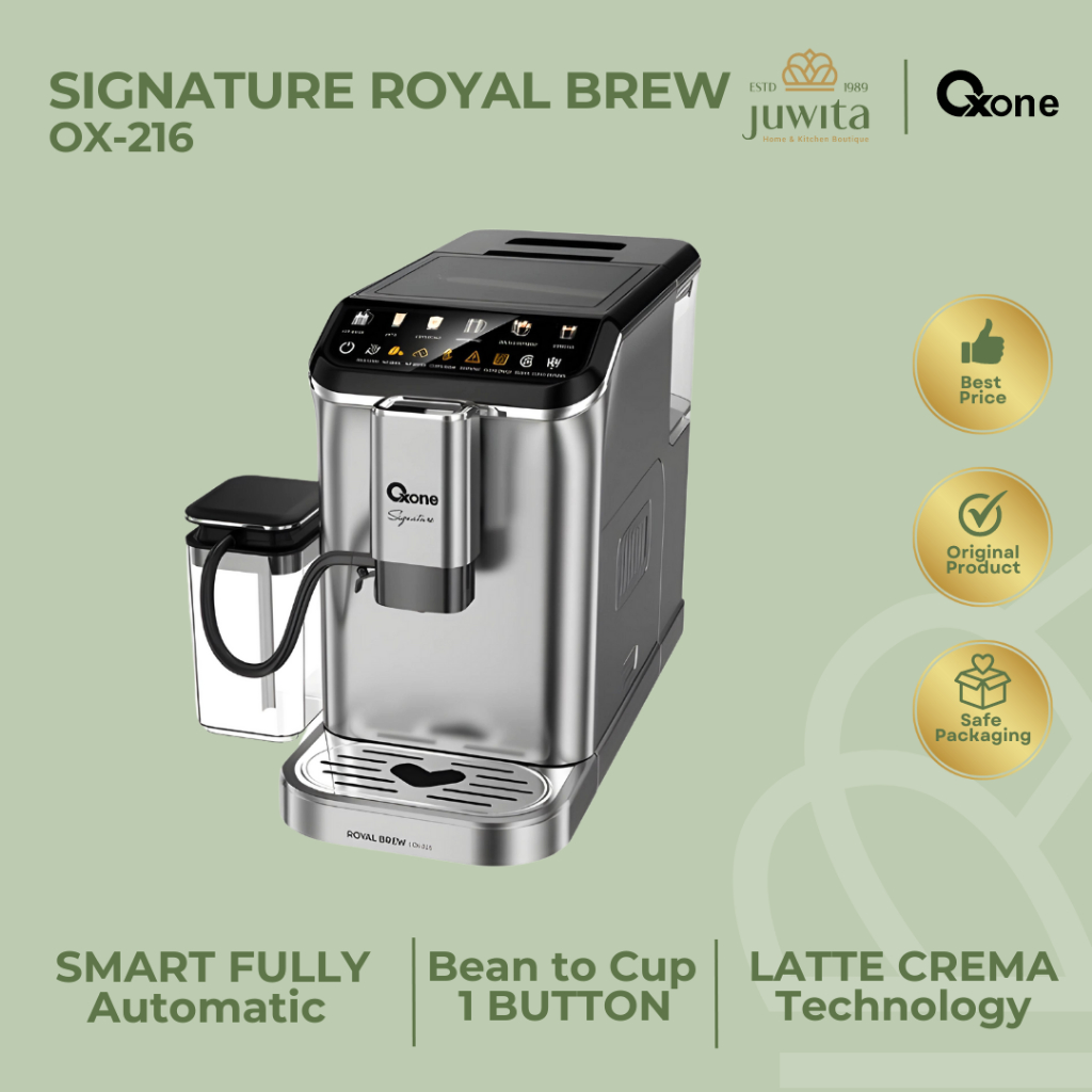 Jual Mesin Kopi Royal Brew Oxone OX216 Automatic Coffee Machine Mesin ...