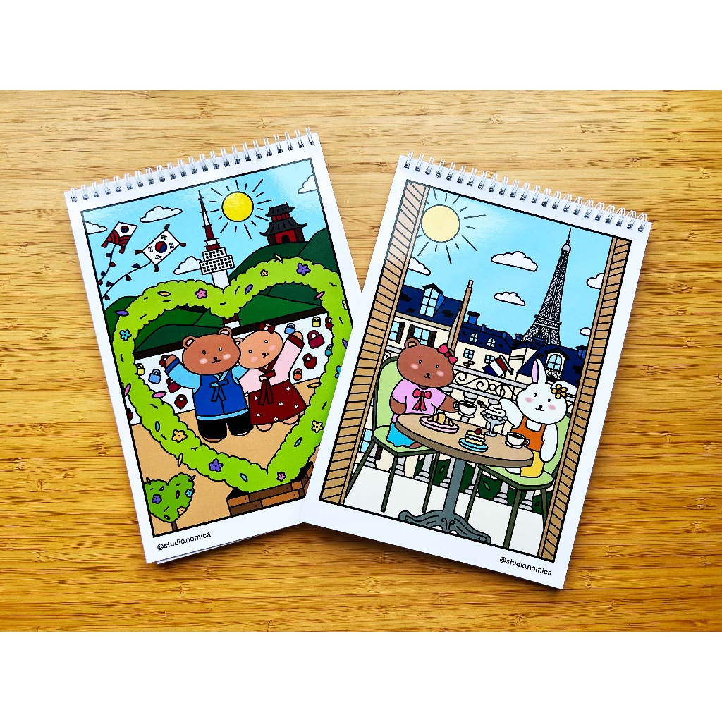 Jual Studio Nomica Healing Coloring Book - Vol 2: travel destination