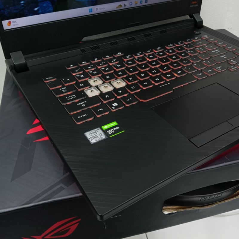 Jual laptop Asus ROG strix G512L Intel core i7-10750H GTX 1650Ti ram ...