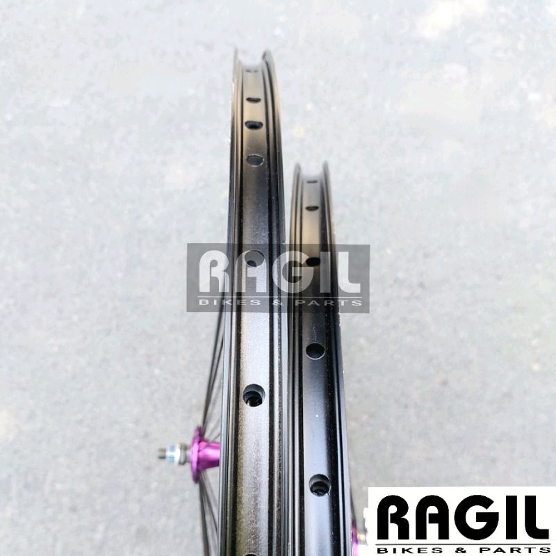 Jual WHEELSET SEPEDA 700C DOLTRAP PLATINUM 3CM 4CM 5CM 700 C VELG RIMS ...