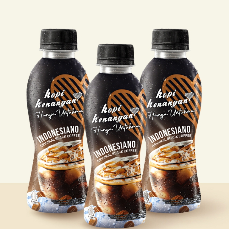 Jual kopi Kenangan Indonesiano 200ml - kopi kenangan original black