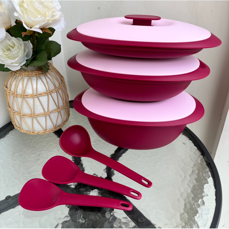 Jual wadah sayur tupperware (blossom collection tupperware) | Shopee ...