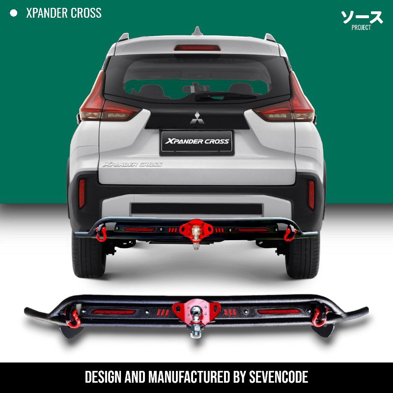 Jual Rear Bumper guard Towing Cobra - Xpander Cross - New Xpander Cross ...