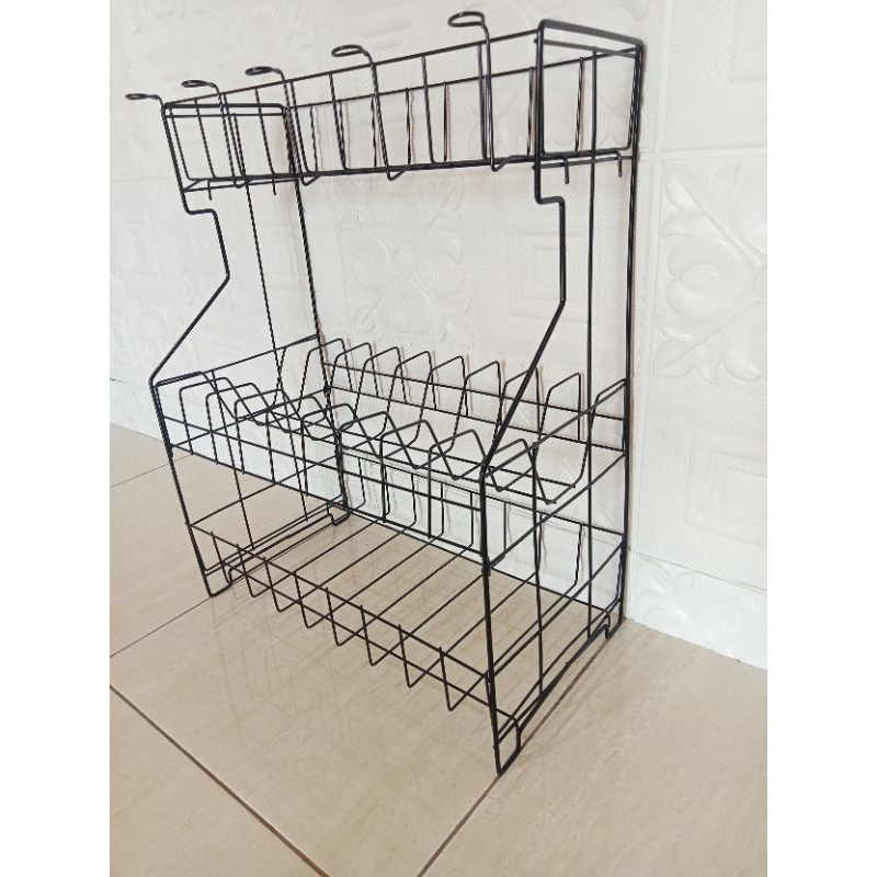 Jual Rak piring Rpl 3 susun Rak/Rak | Shopee Indonesia