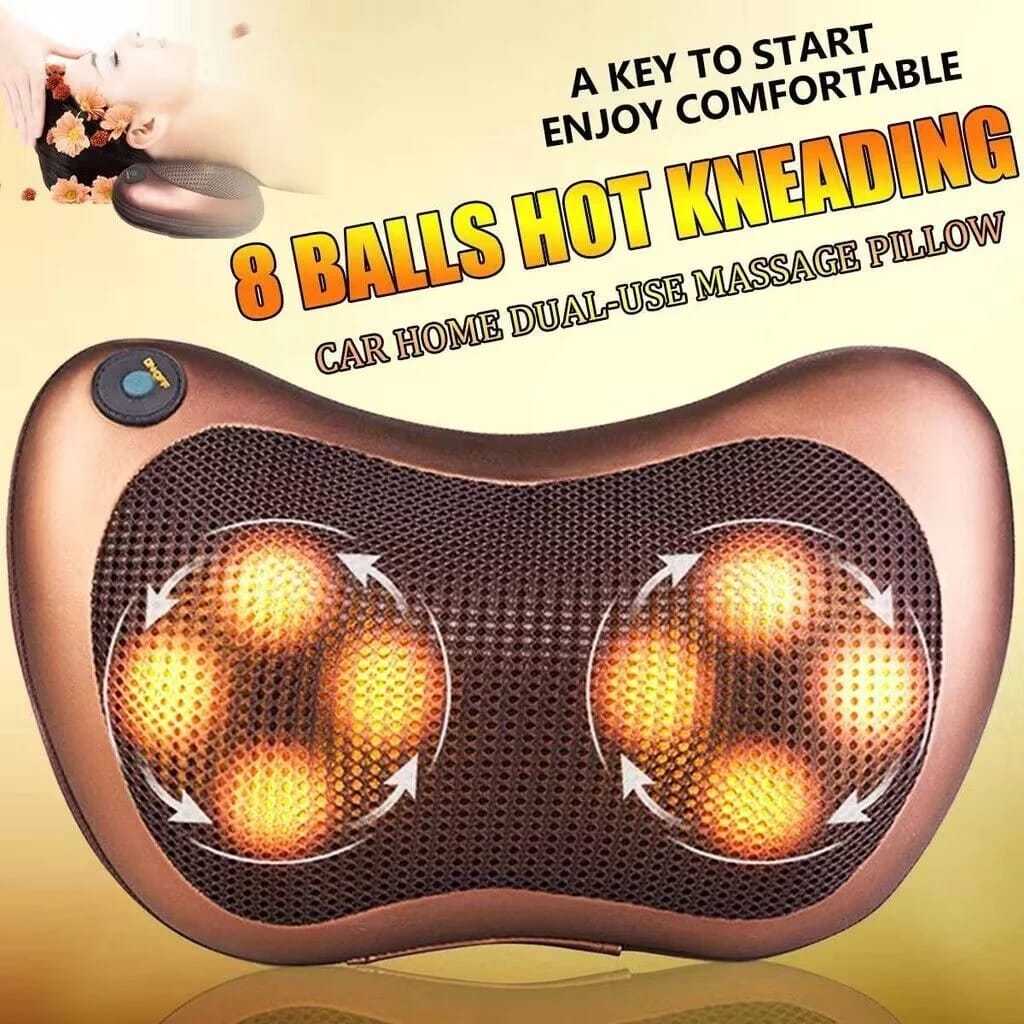 Jual Bantal Pijat Massage Serbaguna-Alat Pijat Bantal 8 Bola-Pillow ...