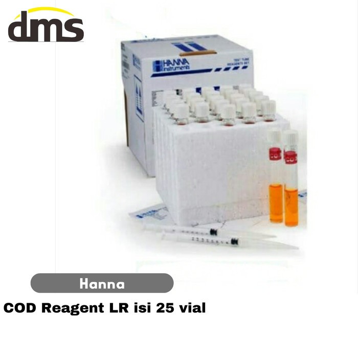Jual Hanna COD Reagent LR isi 25 vial HI-93754A-25 | Shopee Indonesia