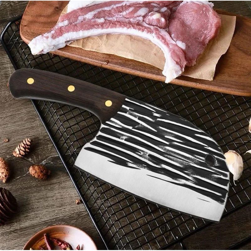 Jual Pisau Golok Potong Daging , Sayur & ikan Terbuat Dari Bahan Baja ...