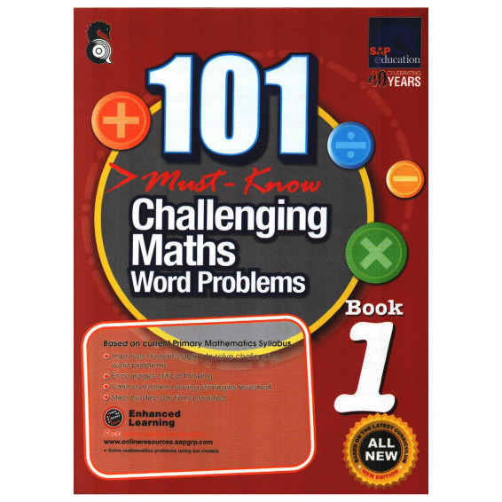 Jual 101 must know challenging maths word problems primary 1 6