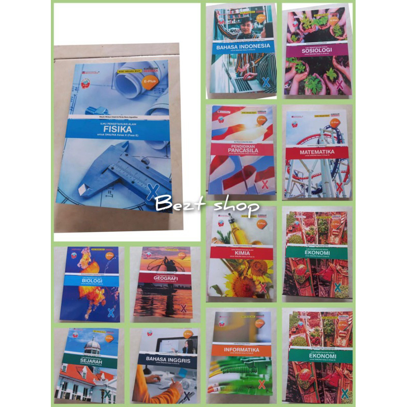 Jual Buku paket E-PLUS Mediatama kelas X -10 SMA/MA Kurikulum Merdeka ...