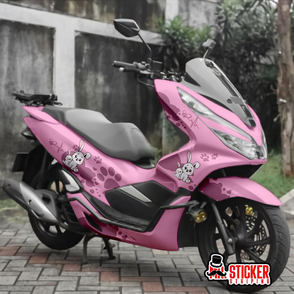 Jual Decal Honda PCX 160 PCX 150 full body custom sticker free design ...